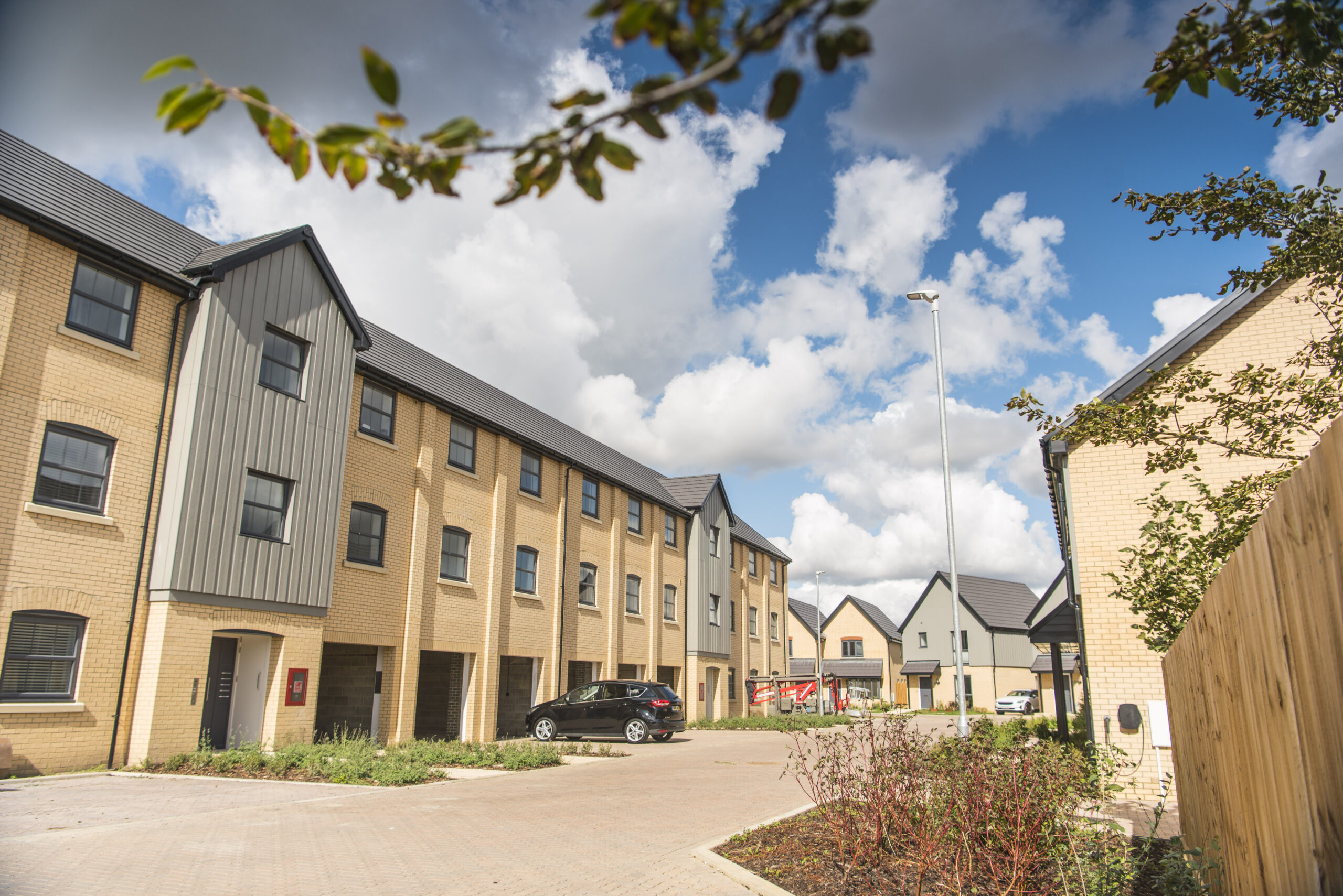 Exterior of homes at the development