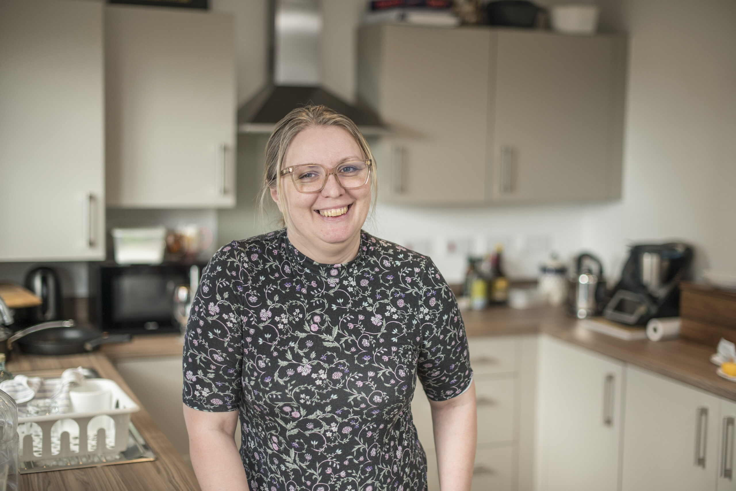 Katarzyna in her kitchen